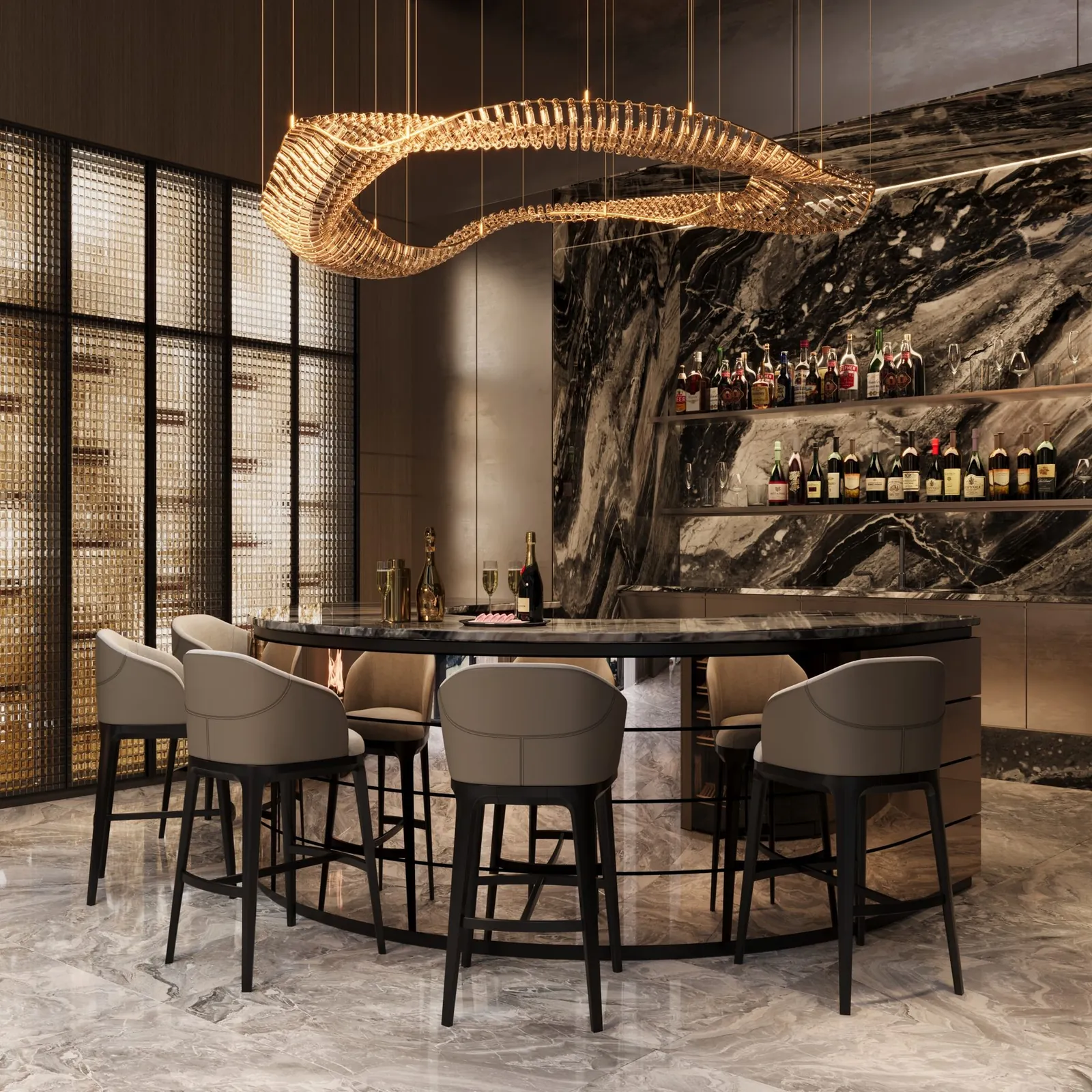 42 Maslak Residence projesi mutfak