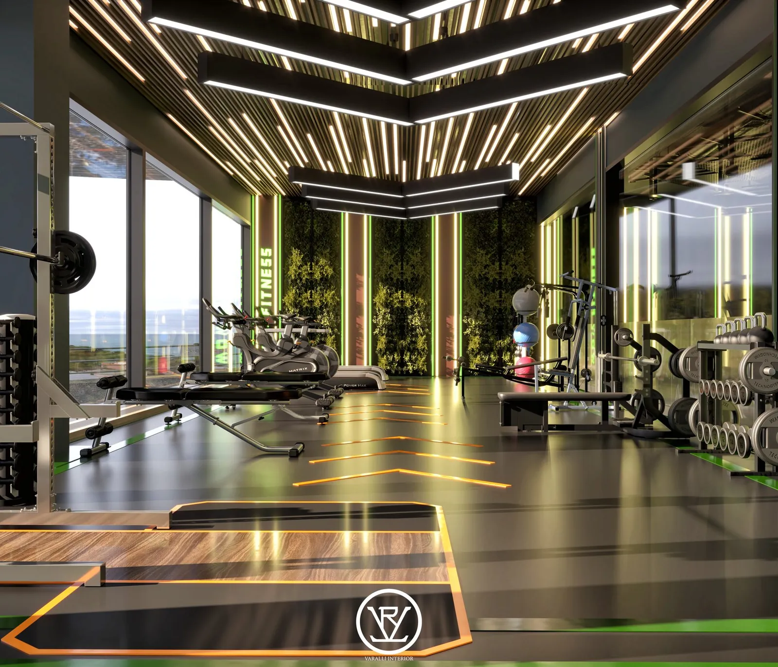 WOW Fitness projesi spor salonu