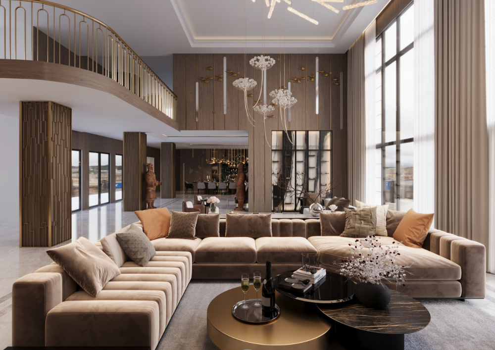 Varalli Pelican Hill projesinde rafine malzeme, oran ve ışık kurgusuyla lüks yaşam alanı