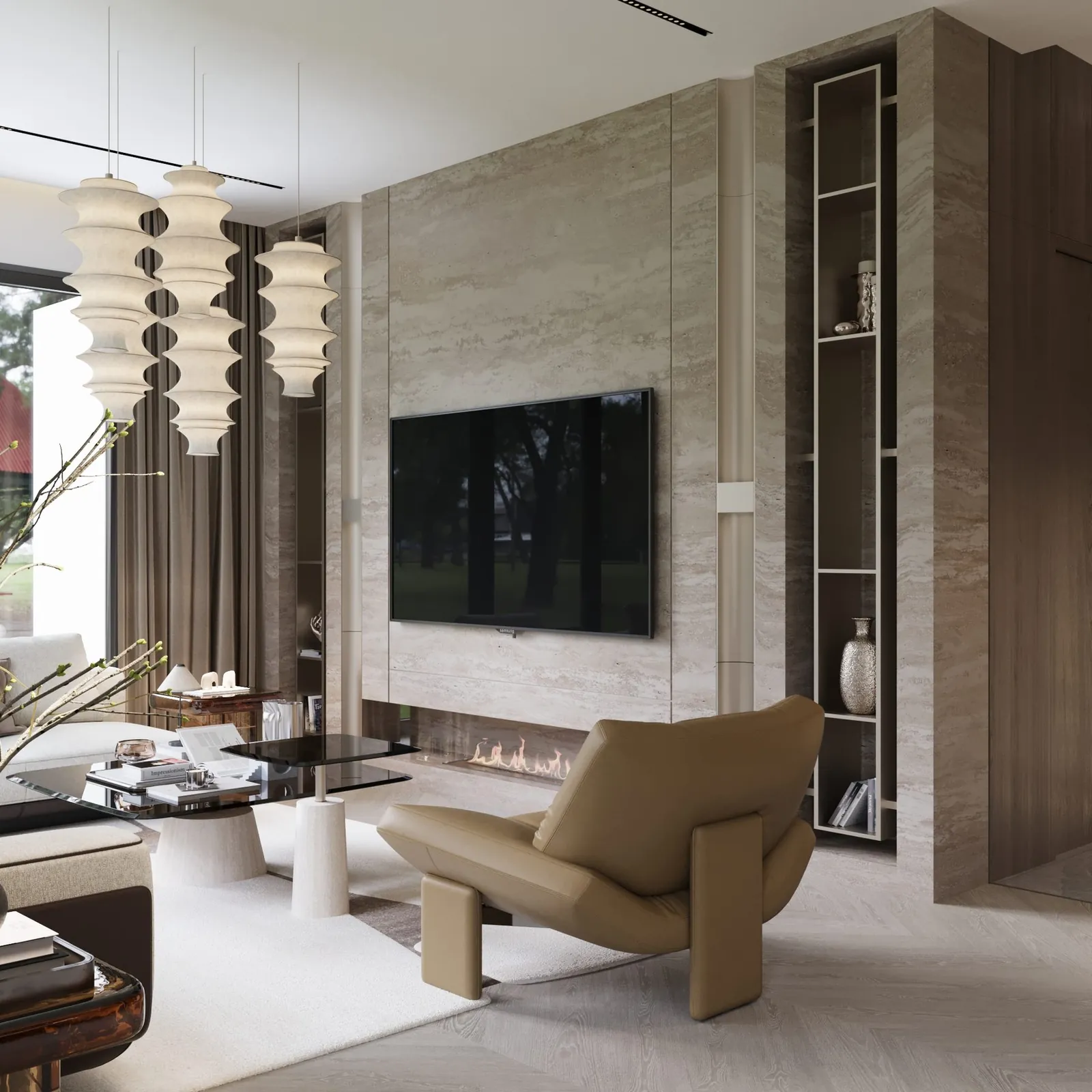 Dragos villa projesi salon
