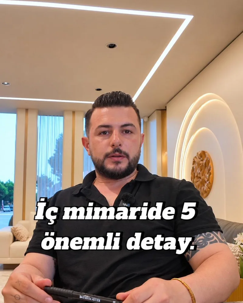İç mimaride 5 önemli detay