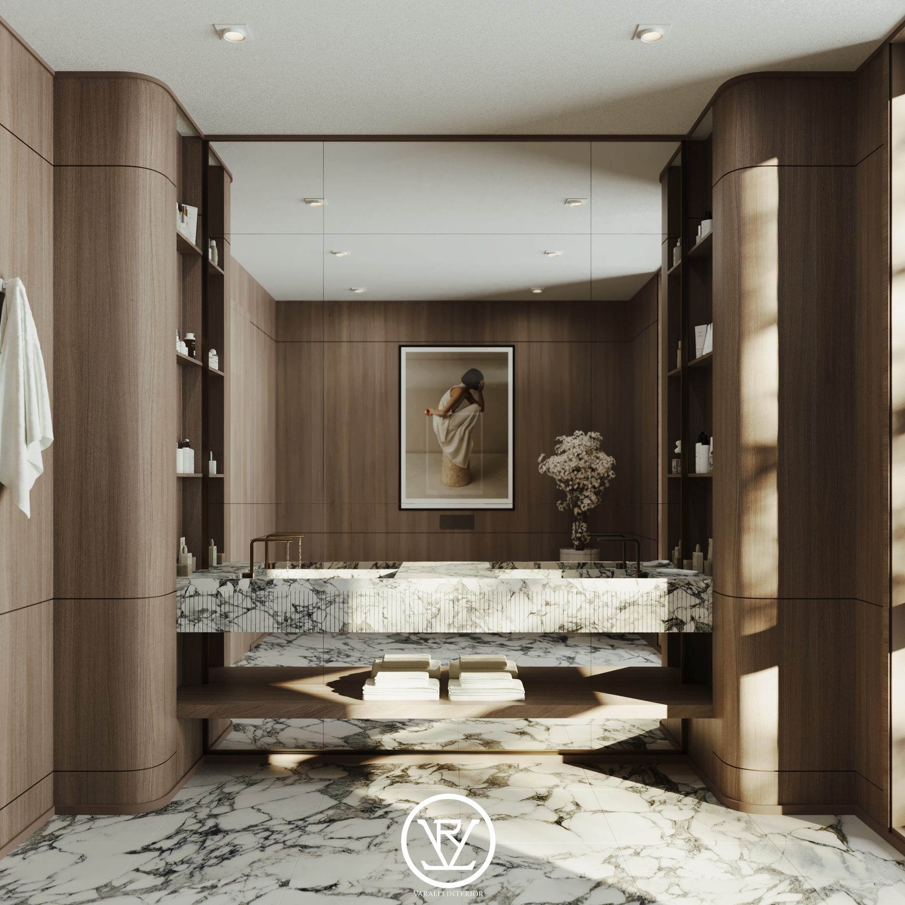 Ataşehir Ağaoğlu My Towerland Projesi — banyo | Varalli Interior iç mimari uygulaması