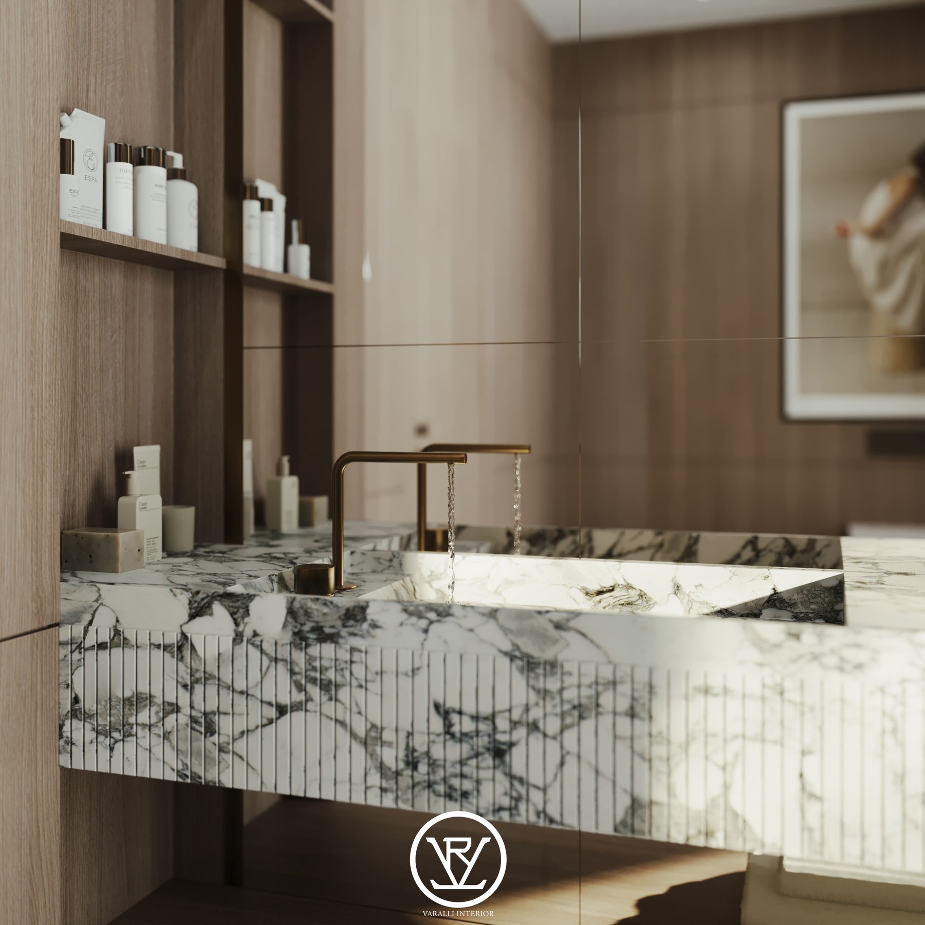 Ataşehir Ağaoğlu My Towerland Projesi — banyo | Varalli Interior iç mimari uygulaması