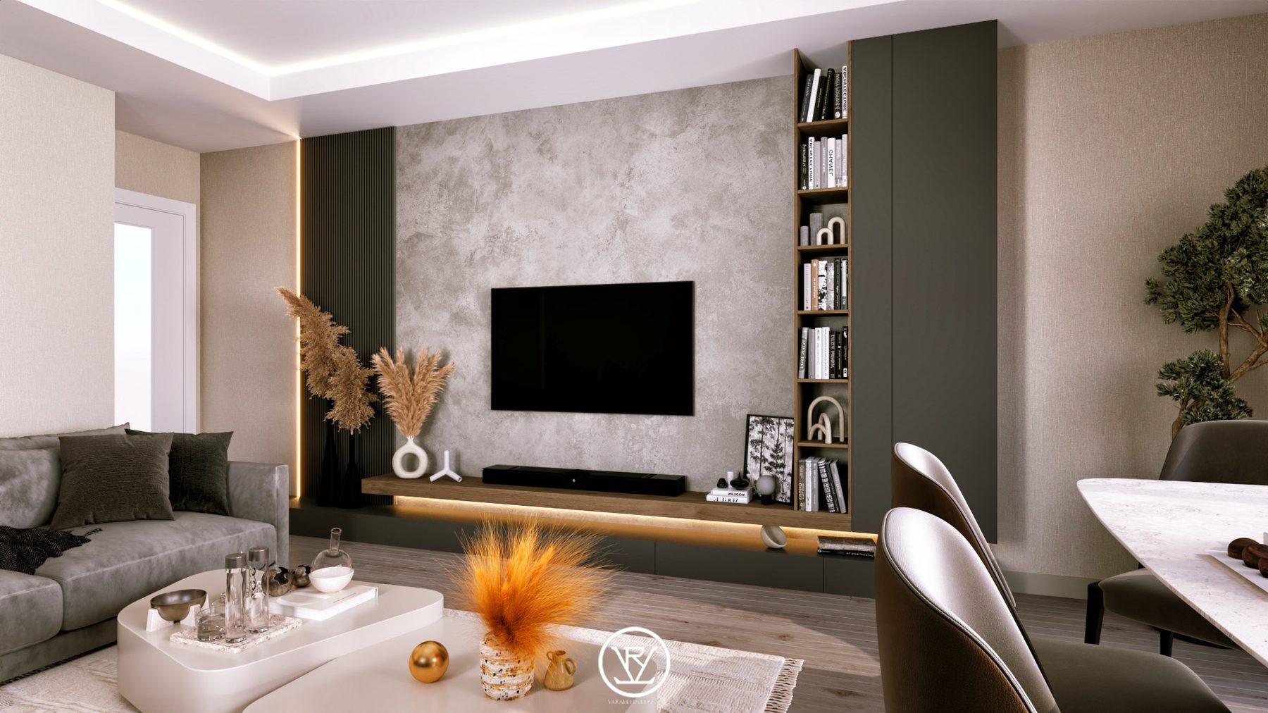 Bostancı Konut Projesi 2 — yemek odası | Varalli Interior iç mimari uygulaması
