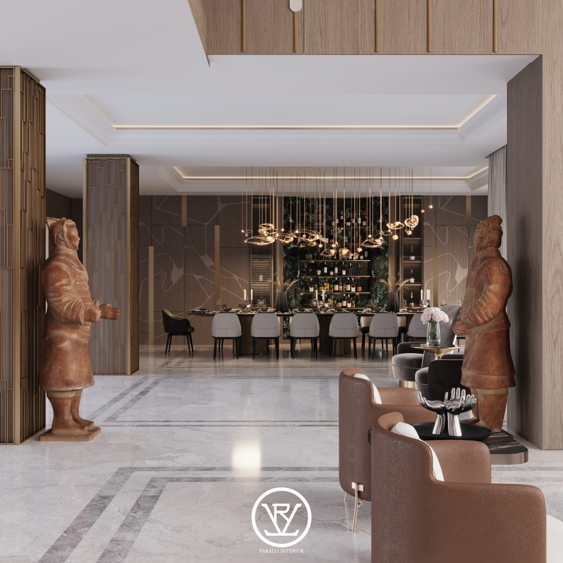 Pelican Hill Malikane Projesi — yaşam alanı | Varalli Interior iç mimari uygulaması