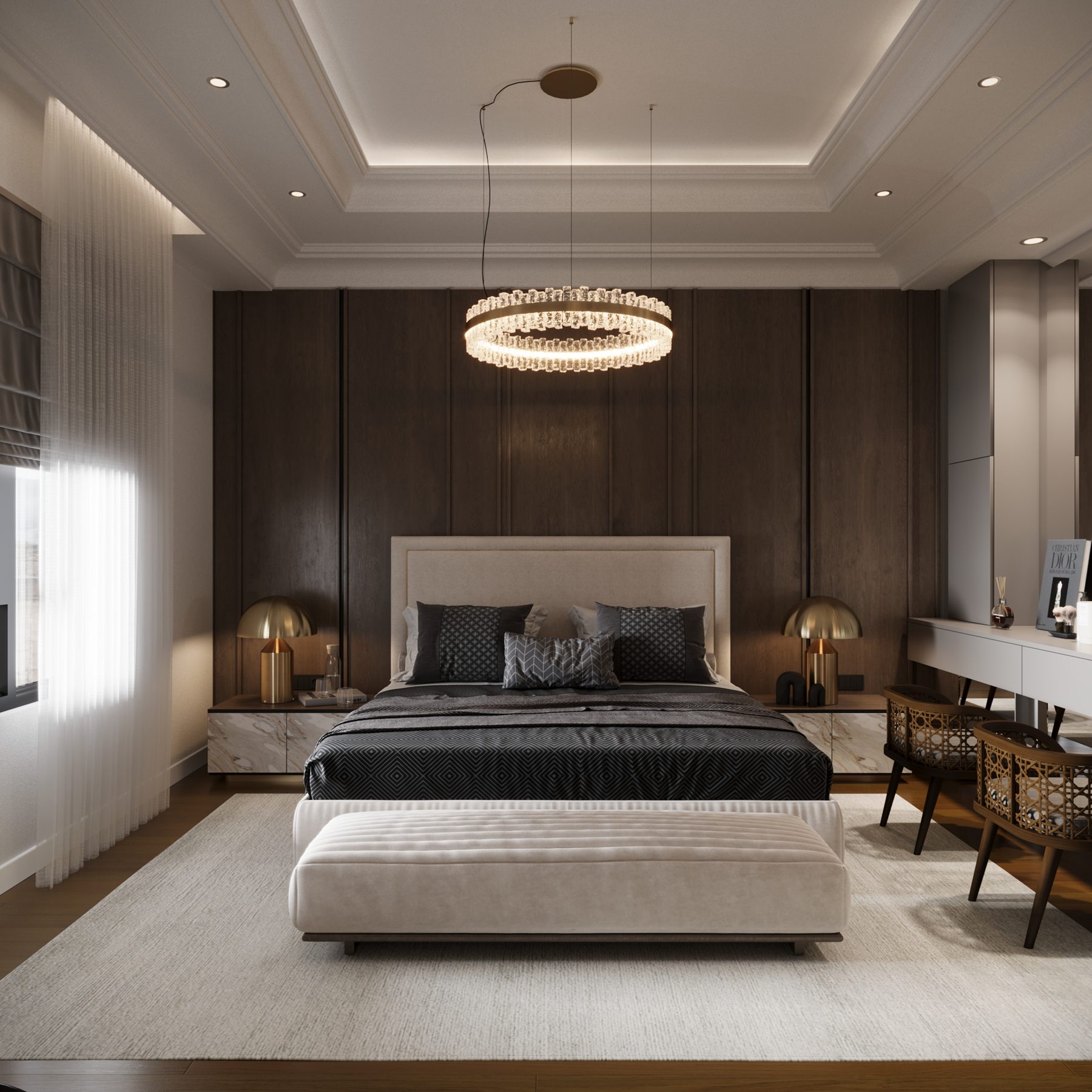 Pelican Hill Malikane Projesi — genç odası | Varalli Interior iç mimari uygulaması