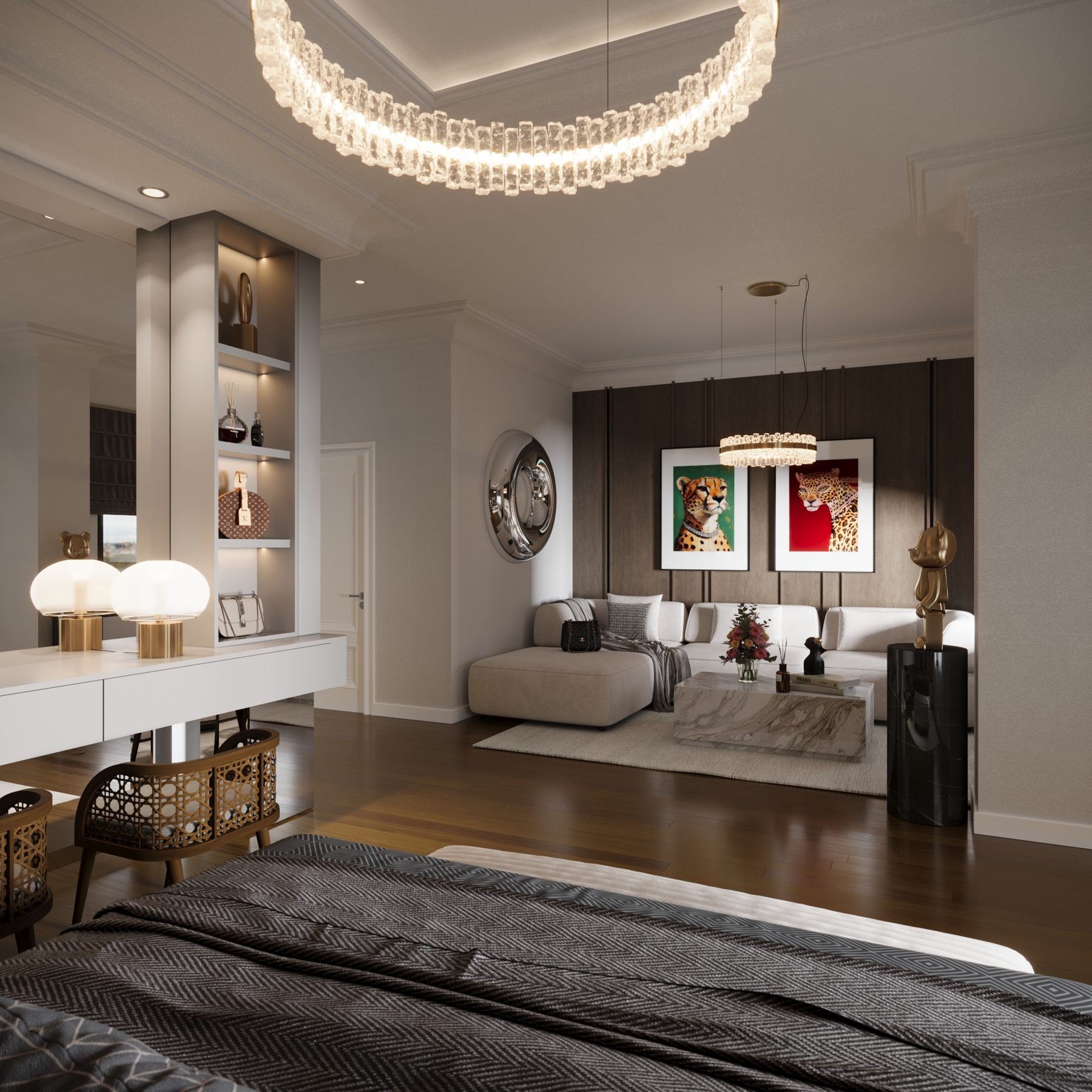 Pelican Hill Malikane Projesi — genç odası | Varalli Interior iç mimari uygulaması