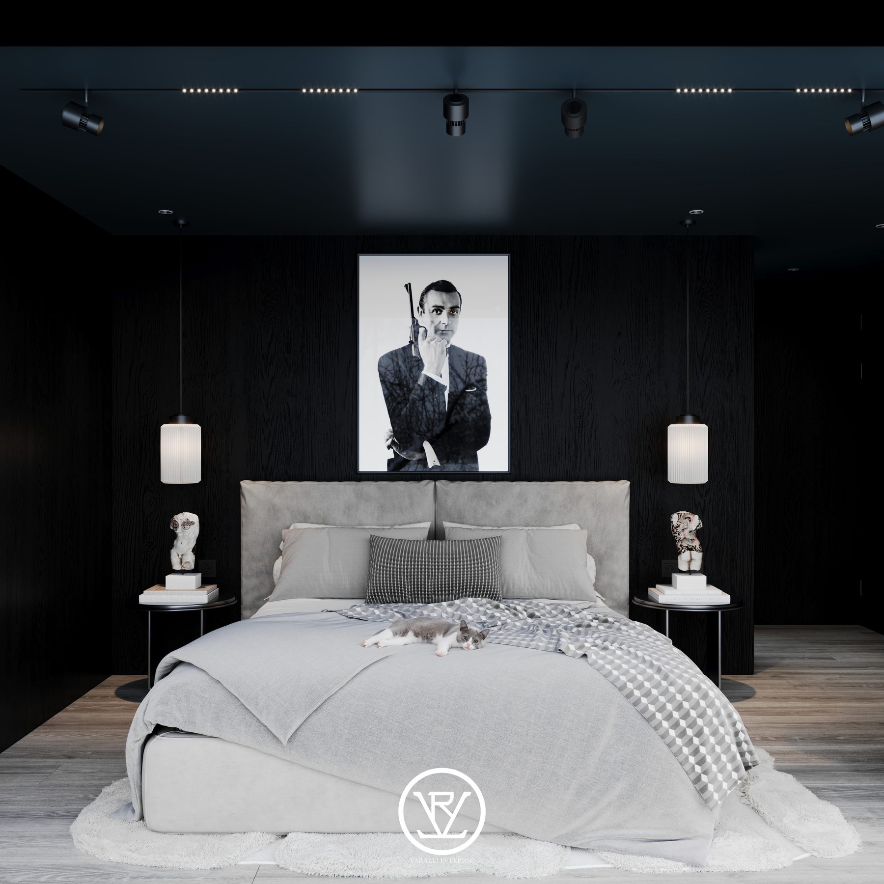 Sapanca Villa Projesi — yatak odası | Varalli Interior iç mimari uygulaması