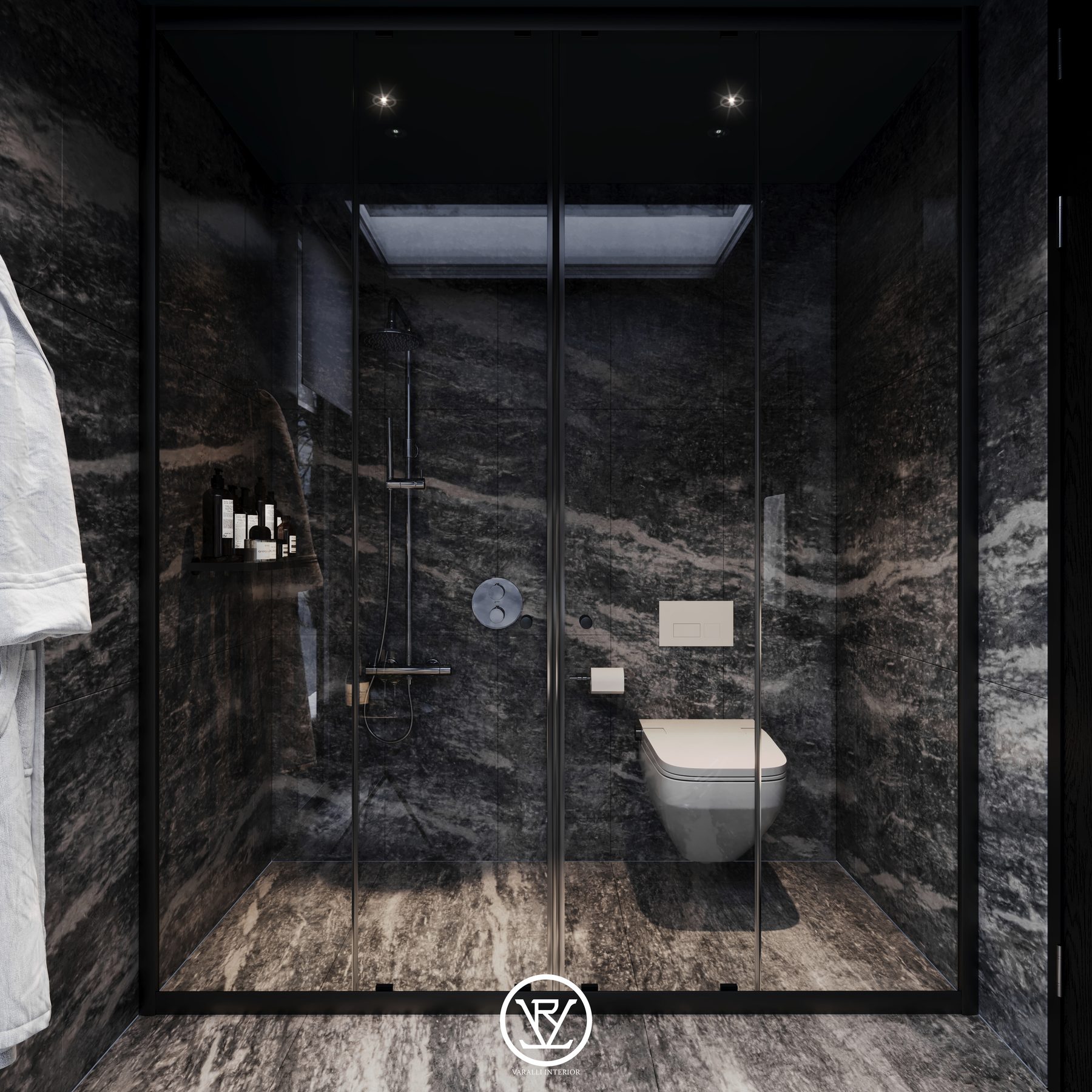 Sapanca Villa Projesi — banyo | Varalli Interior iç mimari uygulaması