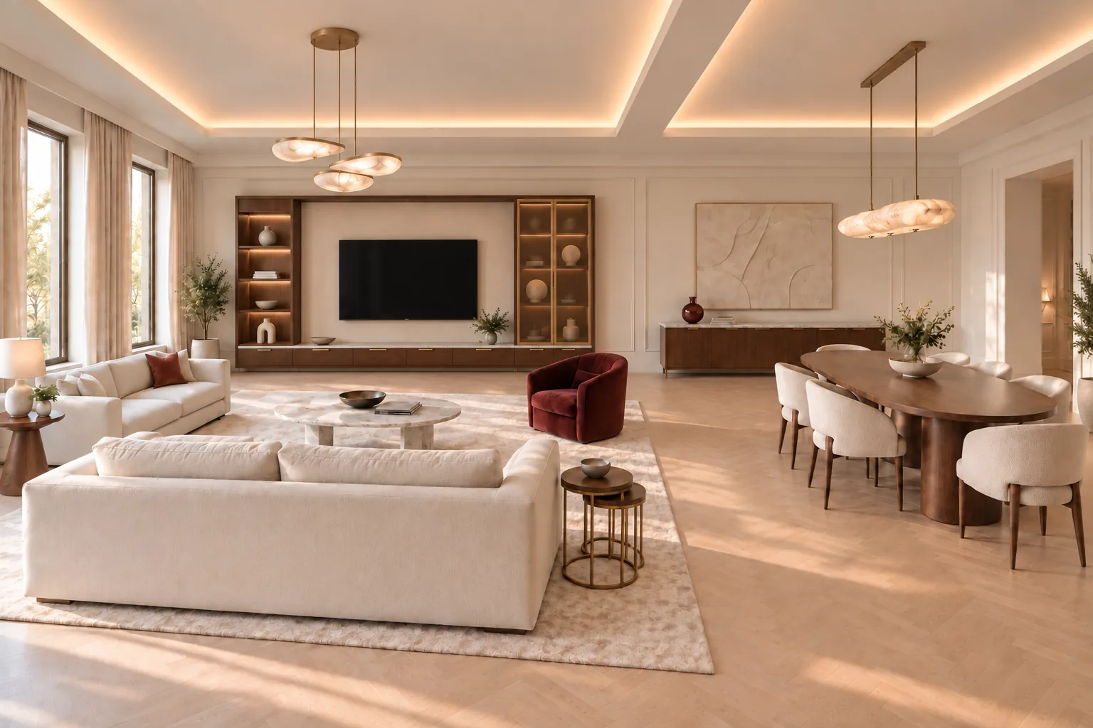 Calvi Salon Grubu — Calvi koleksiyonu, koltuk takımları | Varalli Interior özel üretim (1. açı)
