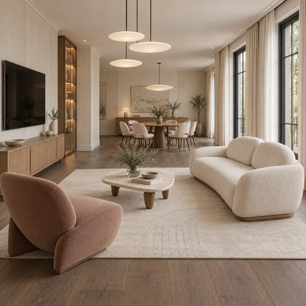 Valencia Salon Grubu — Valencia koleksiyonu, koltuk takımları | Varalli Interior özel üretim (1. açı)