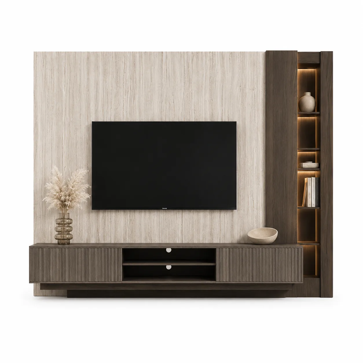 Ferrara TV Ünitesi — tv ünitesi | Varalli Interior özel üretim (1. açı)