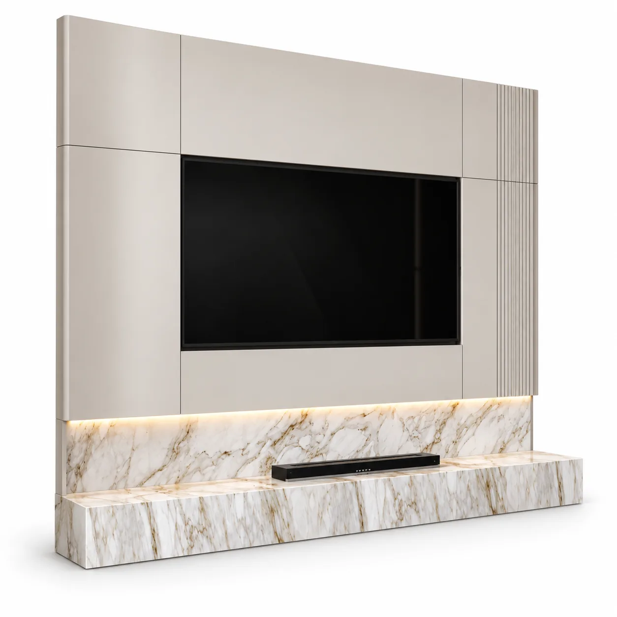 Leone TV Ünitesi — tv ünitesi | Varalli Interior özel üretim (1. açı)