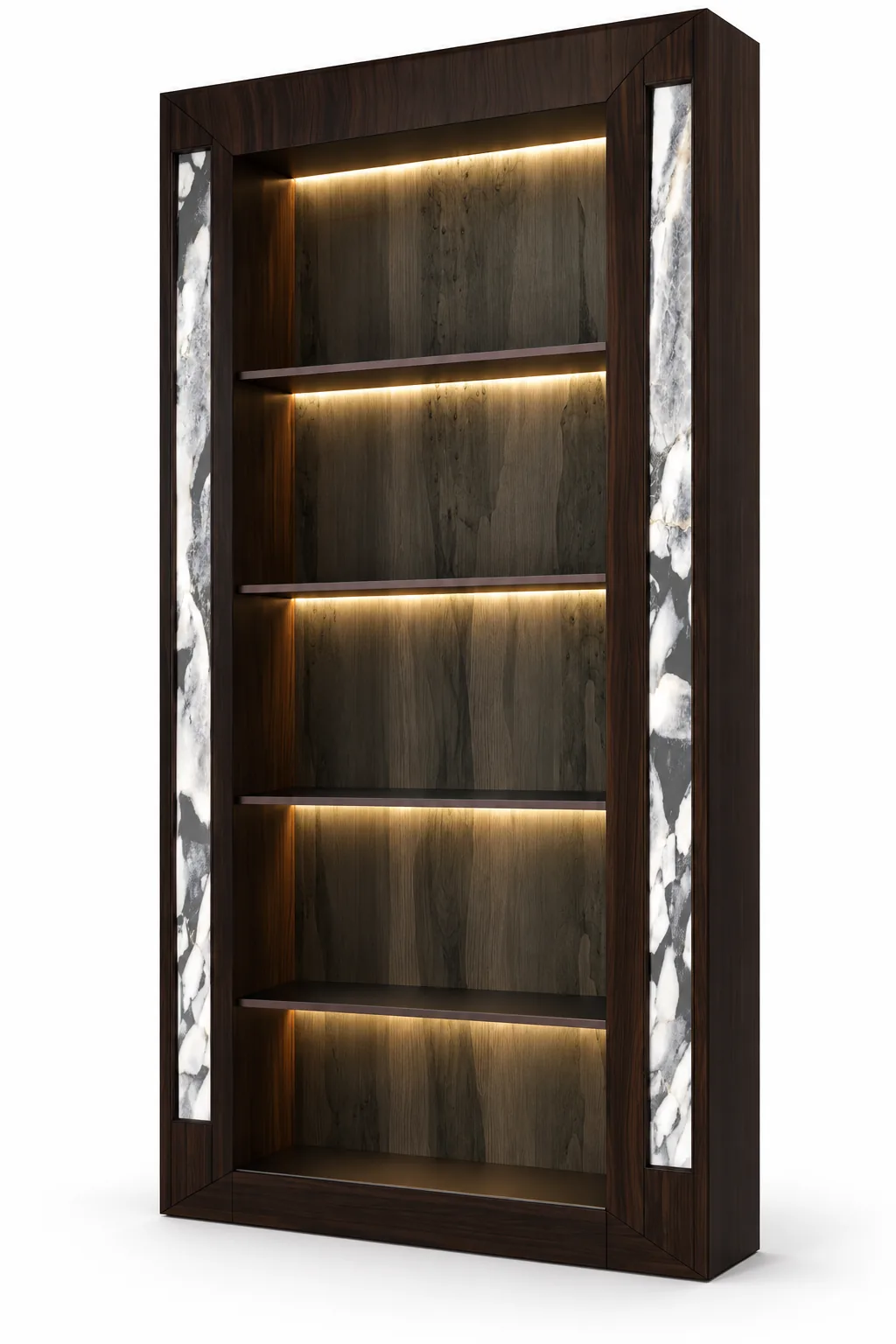 Monti Kitaplık — kitaplık & bar | Varalli Interior özel üretim (1. açı)