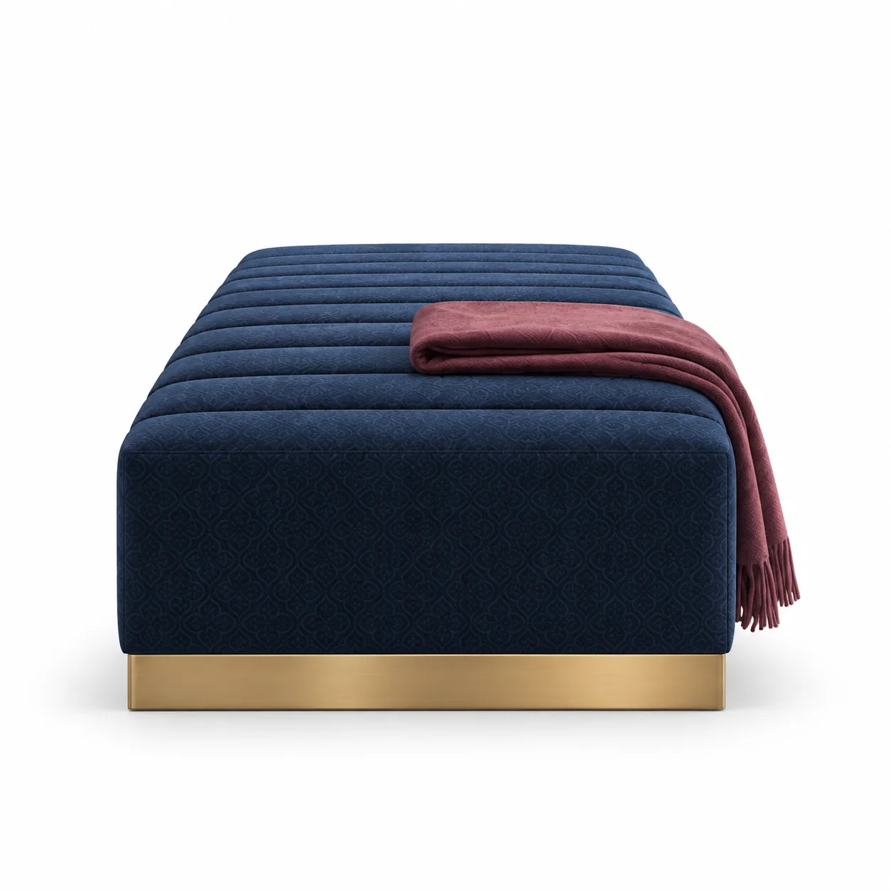 Salina Bench — Salina koleksiyonu, benchler (puf) | Varalli Interior özel üretim (1. açı)